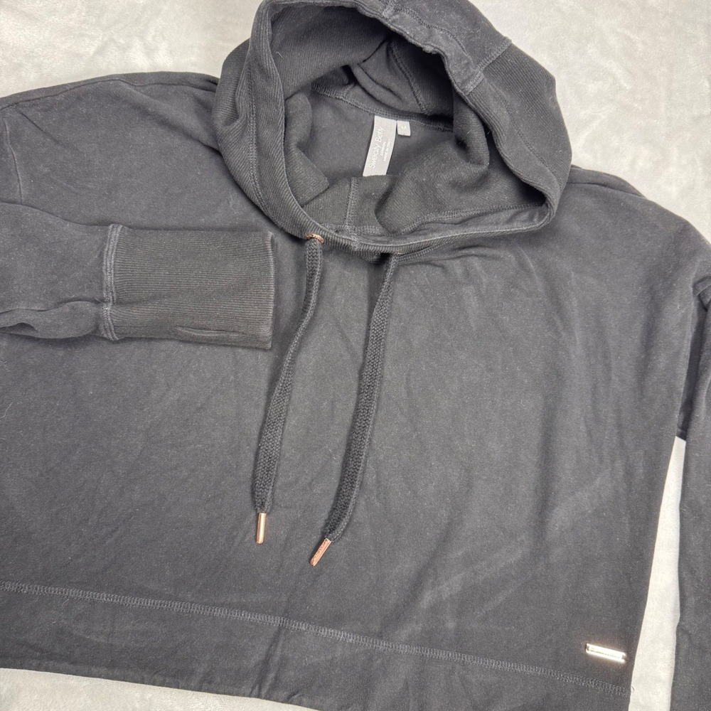Sweaty‎ Betty London Hoodie Sweatshirt Womens Medium Black Lounge Activewear